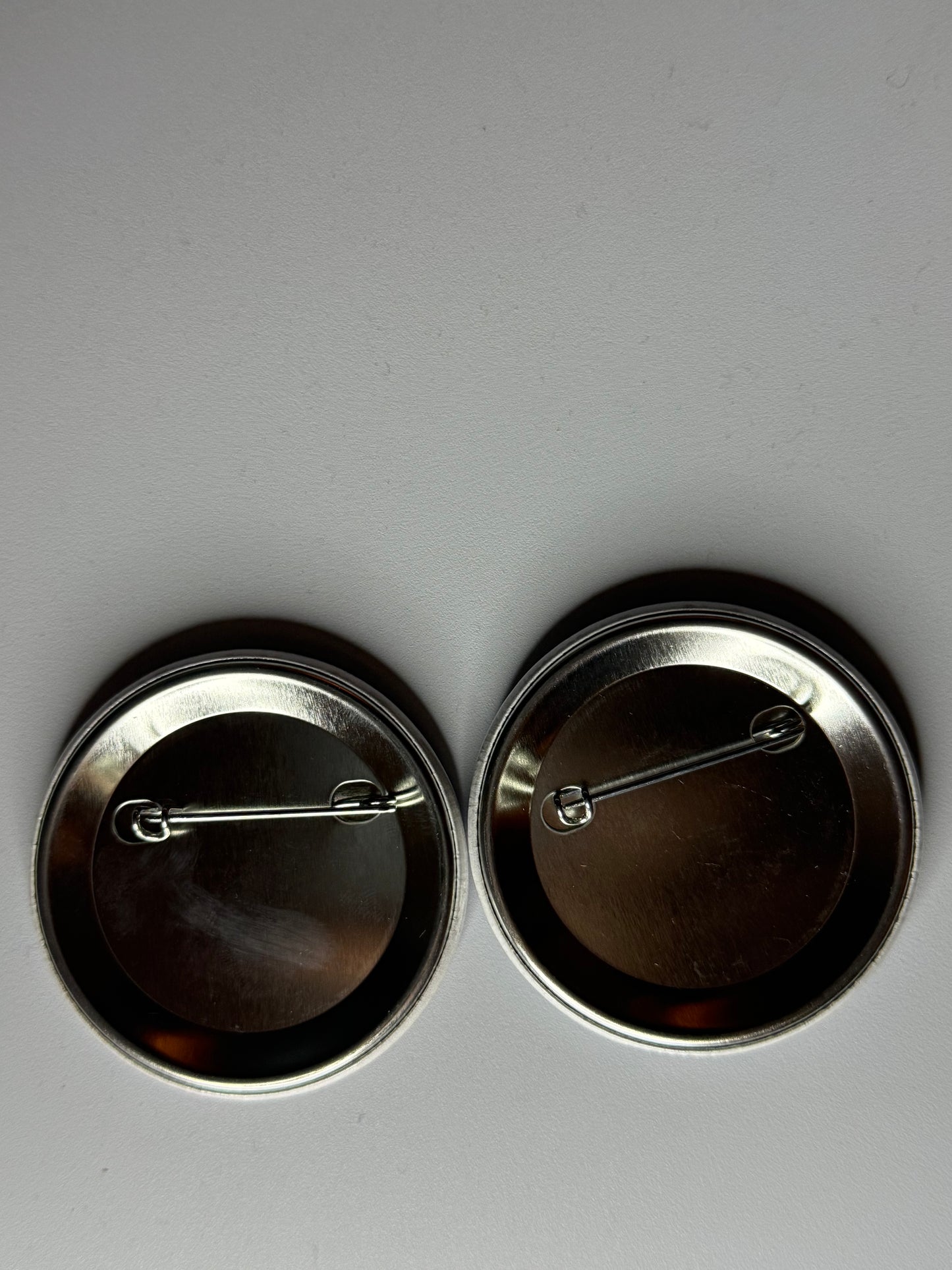 Set of 9 2.25" Round Pinned Buttons